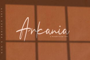 Arkania: A Modern Script Font for Crafters