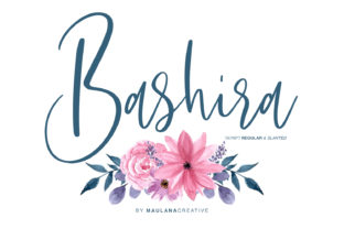 Bashira: A Romantic Script Font for Modern Campaigns