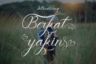 Berkat Yakin: A Handwritten Font for Clear Campaigns