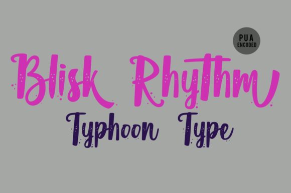 Blisk Rhythm Font: Bold Script for Social Campaigns