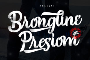 Brongline Presiom: A Bold Script Font for Branding
