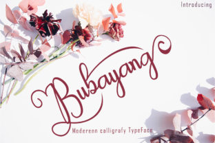 Bubayang Font: A Romantic Script for Crafters
