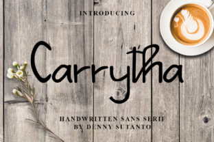Carrytha: A Handwritten Font for Bold Campaigns