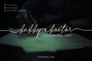 Daddy Doctor: A Handwritten Font for Digital Design