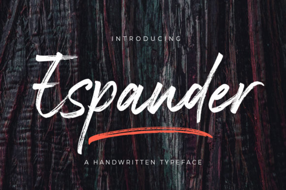 Espander: A Handwritten Font for Editorial Charm