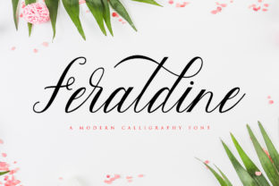 Feraldine: A Script Font for Editorial Design