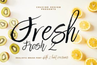 Fresh: A Bold Handwritten Font for Modern Branding