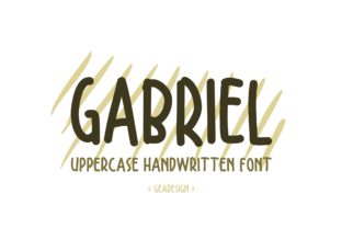 Gabriel Font: A Handwritten Typeface for Editorial Design