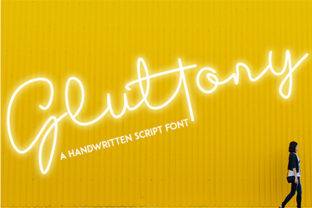 Gluttony Font: A Bold Typeface for Branding