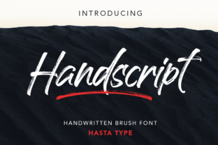 Handscript: A Bold Handwritten Font for Makers