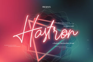 Hastron: A Handwritten Font for Makers