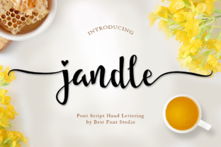Jandle Font: A Sweet Handwritten Typeface for Crafters