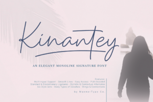 Kinantey: A Signature Font for Digital Elegance