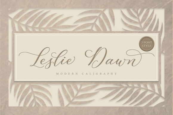 Leslie Dawn: A Refined Script Typeface for Editorial Design
