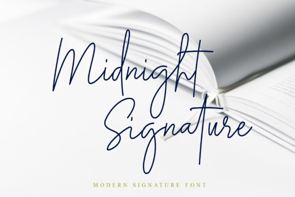 Midnight Signature: The Handwritten Font for Marketers