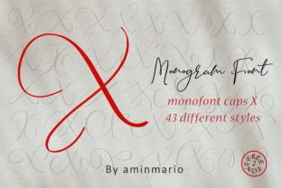 Monogram X Monofont Caps X Typeface
