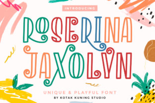 Roserina Jaxolyn: A Playful Handwritten Typeface for Brands
