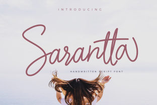 Sarantta: A Romantic Handwritten Font for Crafters