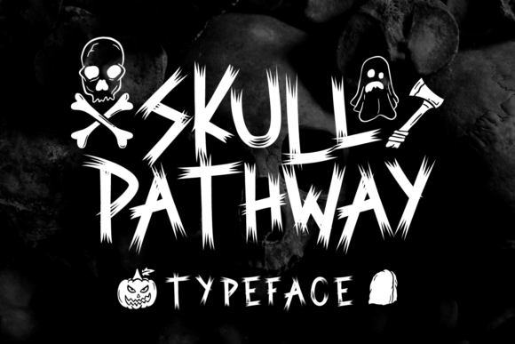 Skull Pathway Font for Bold Branding