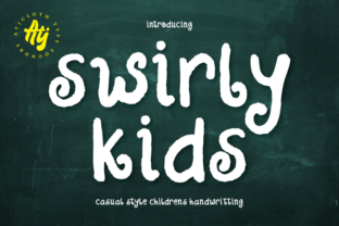 Swirly Kids: A Playful Typeface for Modern Editorial Design