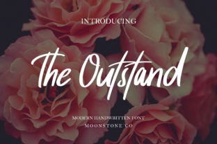 The Outstand Font: Bold Handwritten Style for Branding